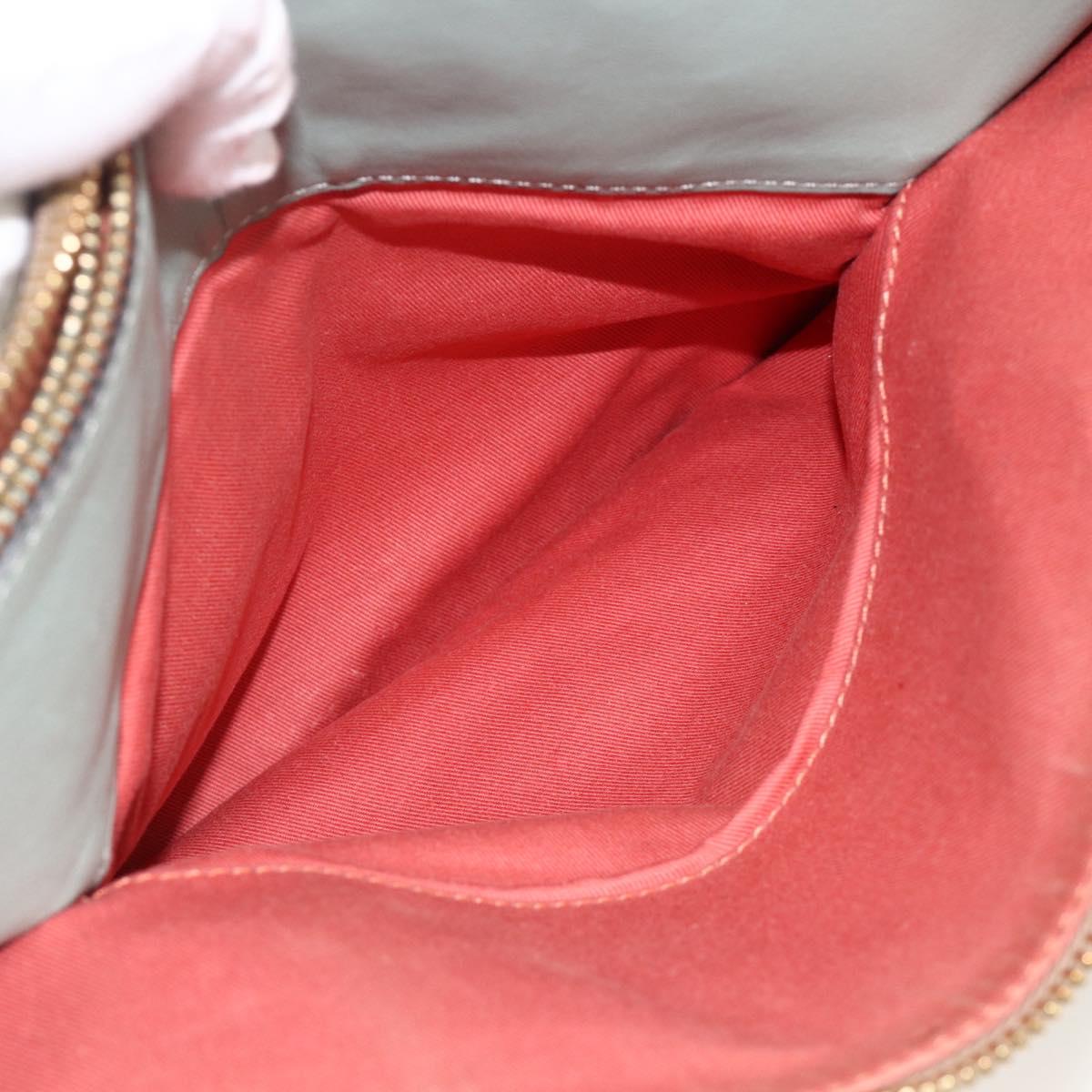 Chloe Angie Tote Bag Leather Brown Gold Auth 174567