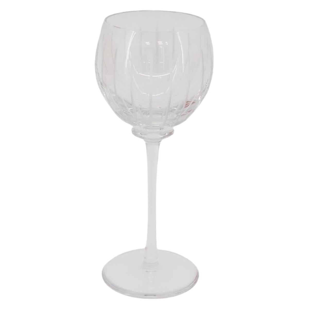 HERMES Fanfare Pair Of Wine Glasses Glass Clear Auth 174699M