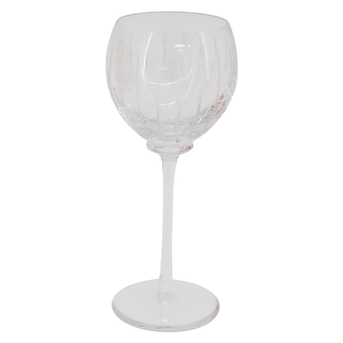 HERMES Fanfare Pair Of Wine Glasses Glass Clear Auth 174699M