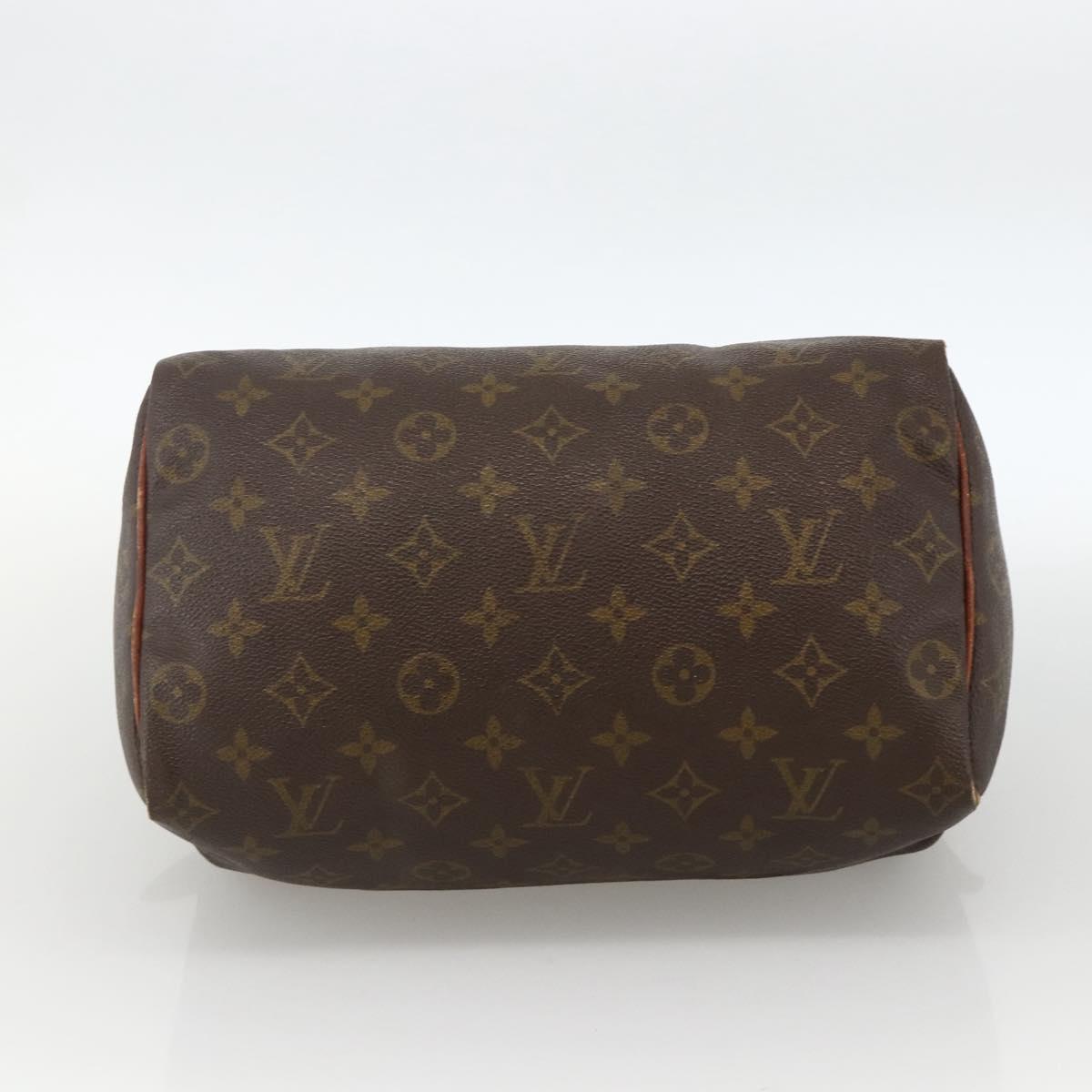 LOUIS VUITTON Monogram Speedy 25 Hand Bag M41528 LV Auth 174726