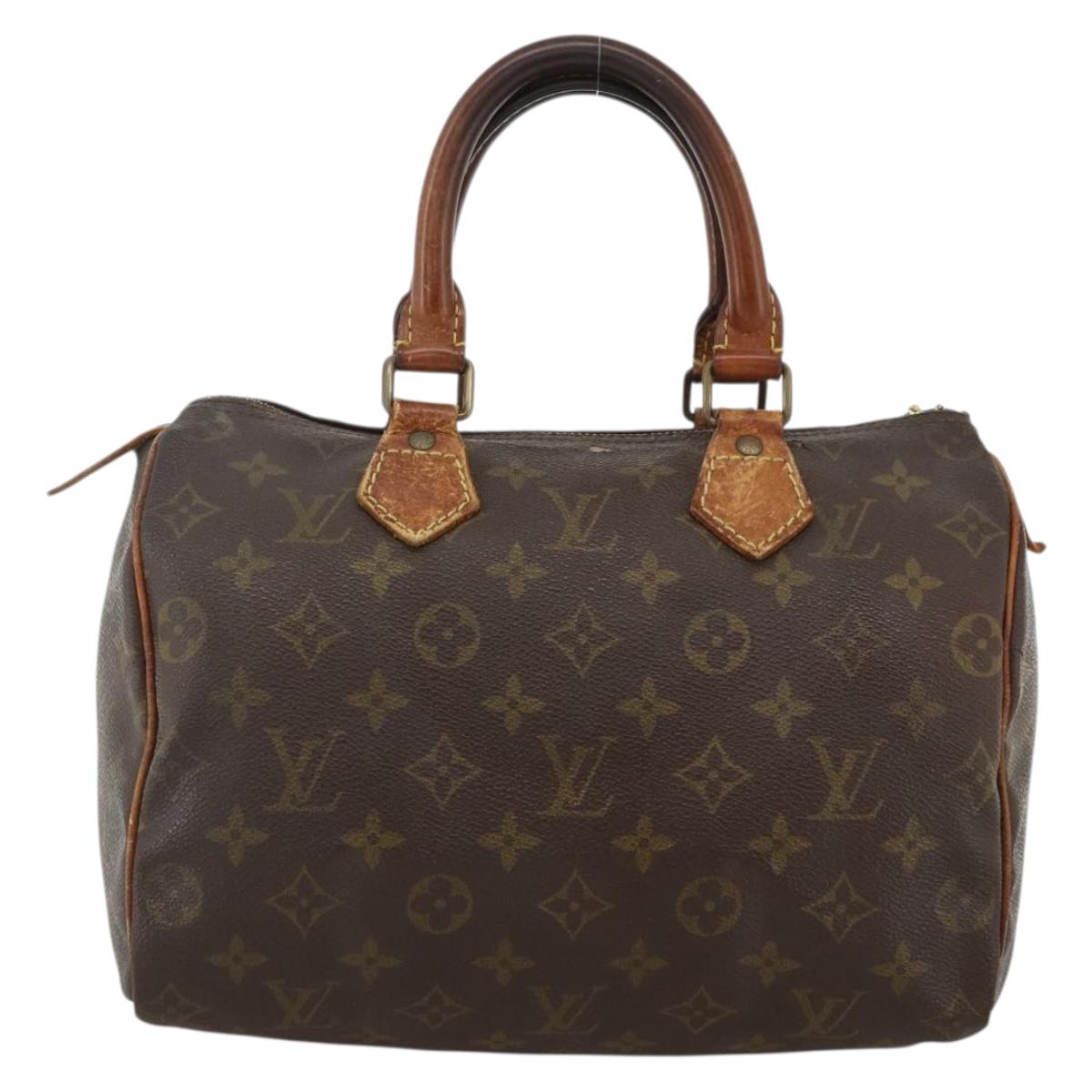 LOUIS VUITTON Monogram Speedy 25 Hand Bag M41528 LV Auth 174726