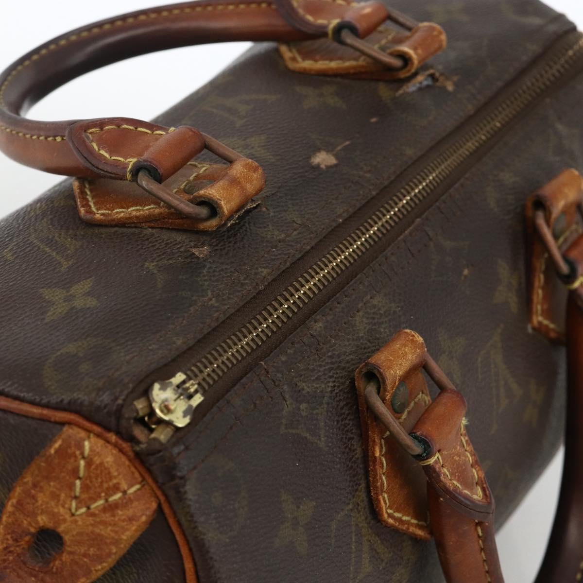 LOUIS VUITTON Monogram Speedy 25 Hand Bag M41528 LV Auth 174726