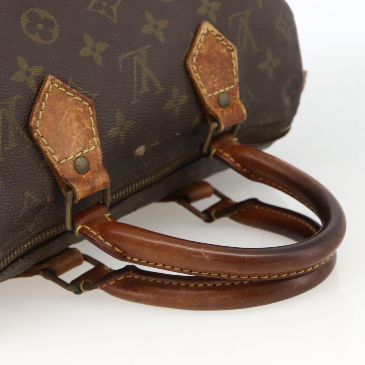 LOUIS VUITTON Monogram Speedy 25 Hand Bag M41528 LV Auth 174726