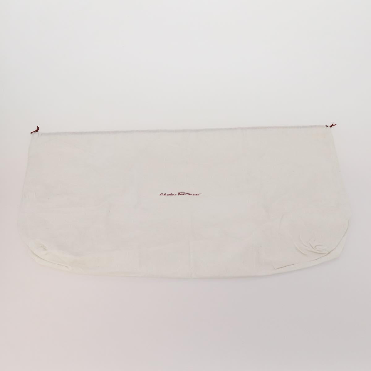 Salvatore Ferragamo Dust Bag Cotton 10 sheets set White Auth 174731