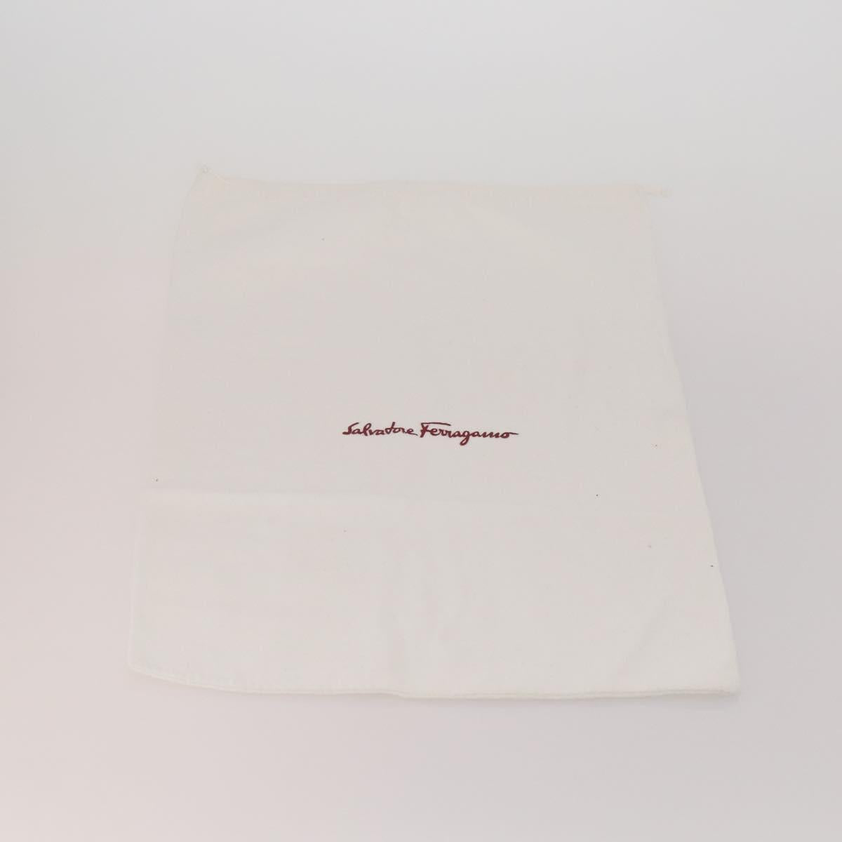 Salvatore Ferragamo Dust Bag Cotton 10 sheets set White Auth 174731
