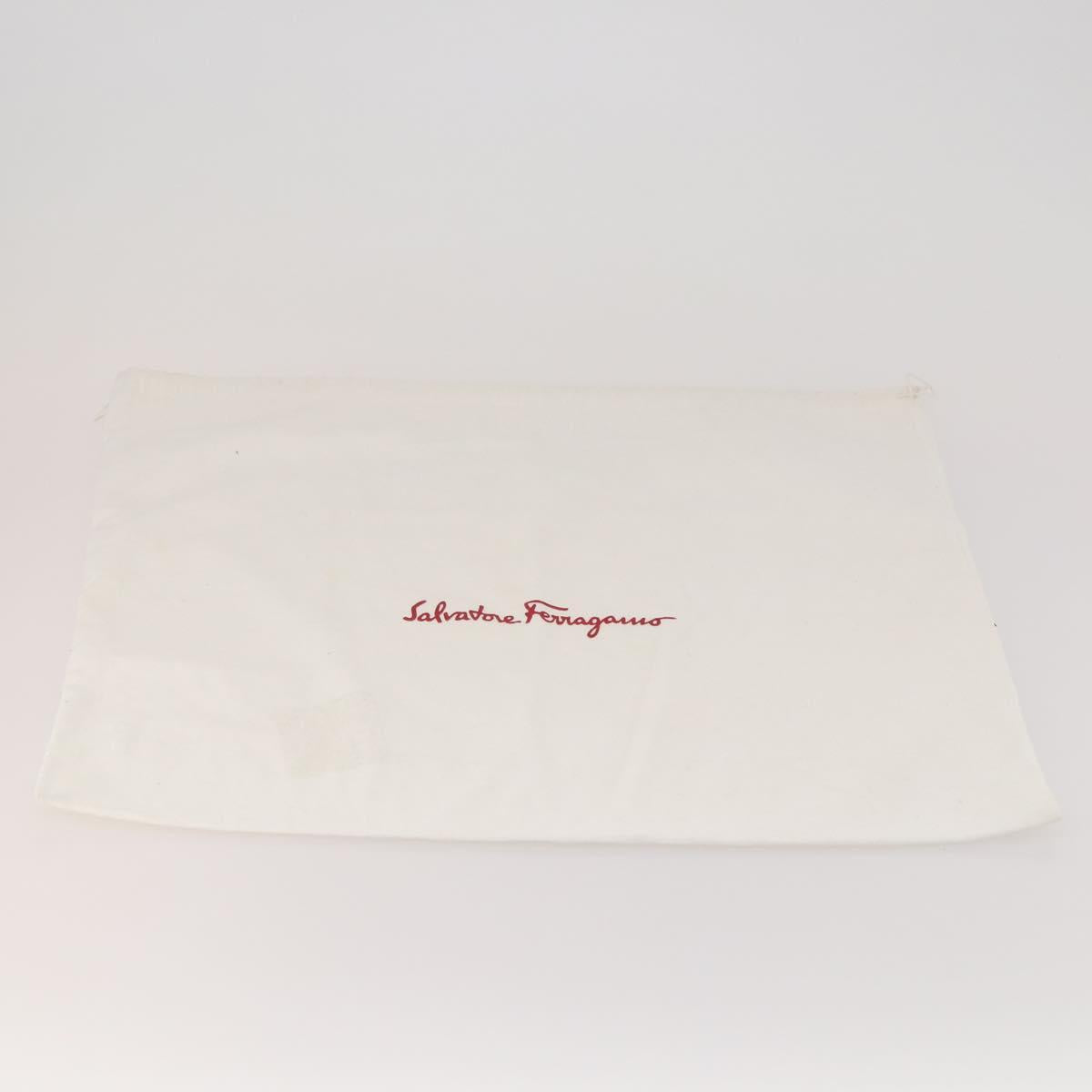 Salvatore Ferragamo Dust Bag Cotton 10 sheets set White Auth 174731