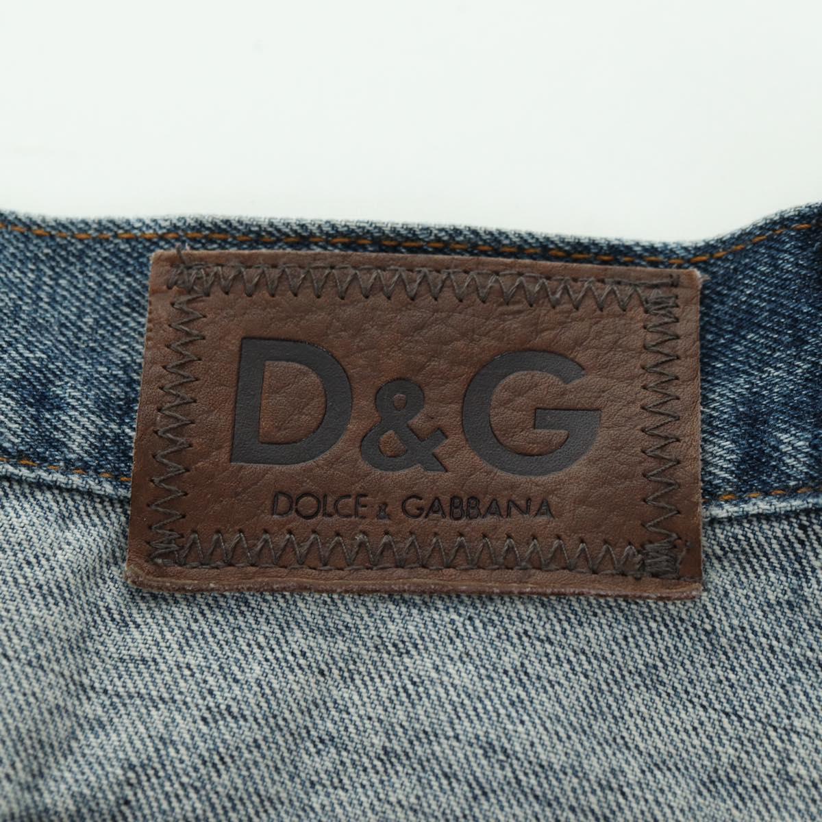 DOLCE&GABBANA Pants Denim Blue Auth 174762A
