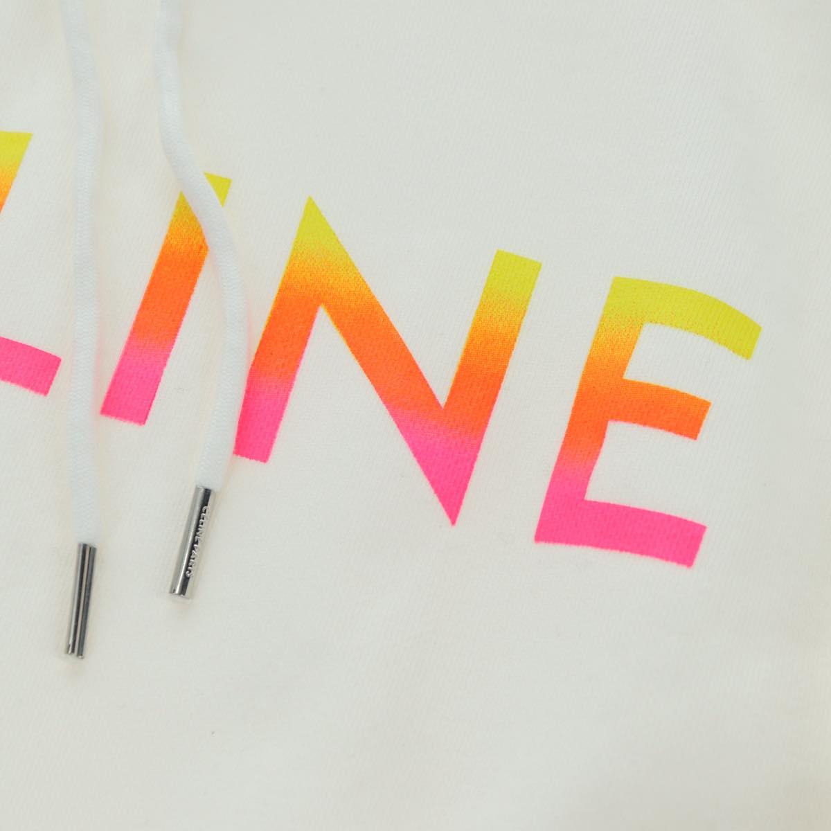 CELINE Hoody Cotton M White Auth 174768A