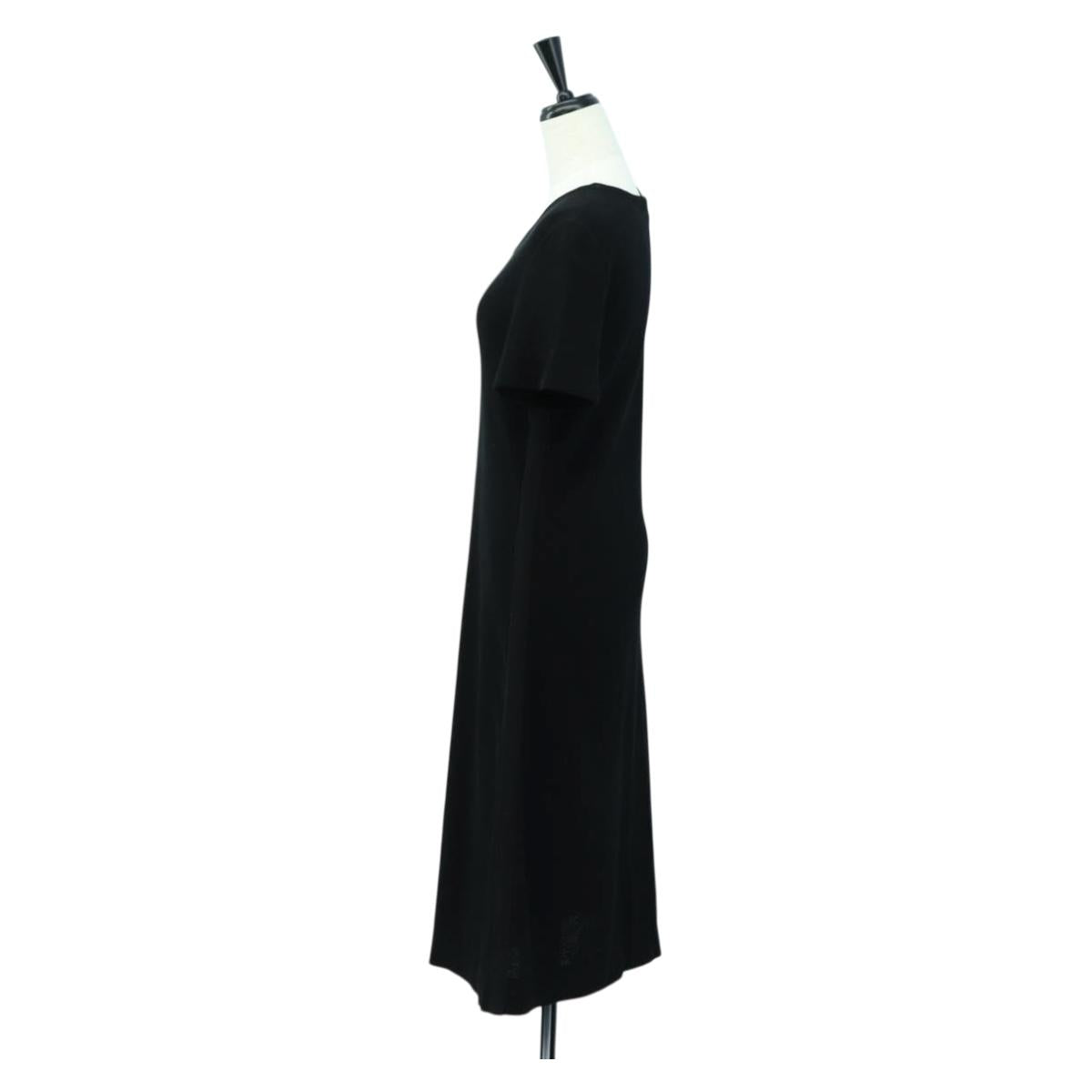 Salvatore Ferragamo One Piece Cotton M Black Auth 174769A