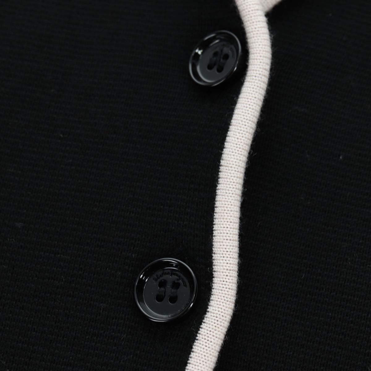 Salvatore Ferragamo Jacket Wool S Black Auth 174770A