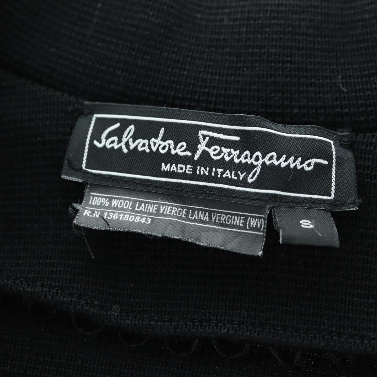 Salvatore Ferragamo Jacket Wool S Black Auth 174770A