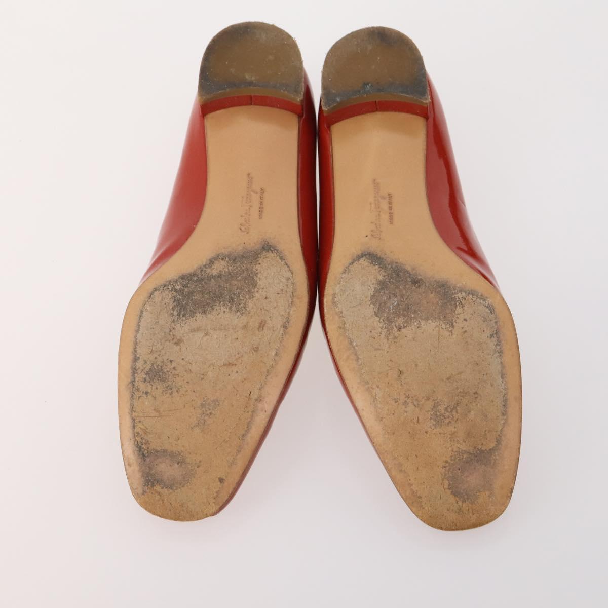 Salvatore Ferragamo Shoes Suede Leather 5 Set Brown Red black Auth 174776