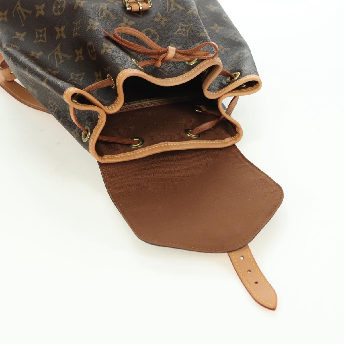 LOUIS VUITTON Monogram Montsouris MM Backpack M51136 LV Auth 174781SAV