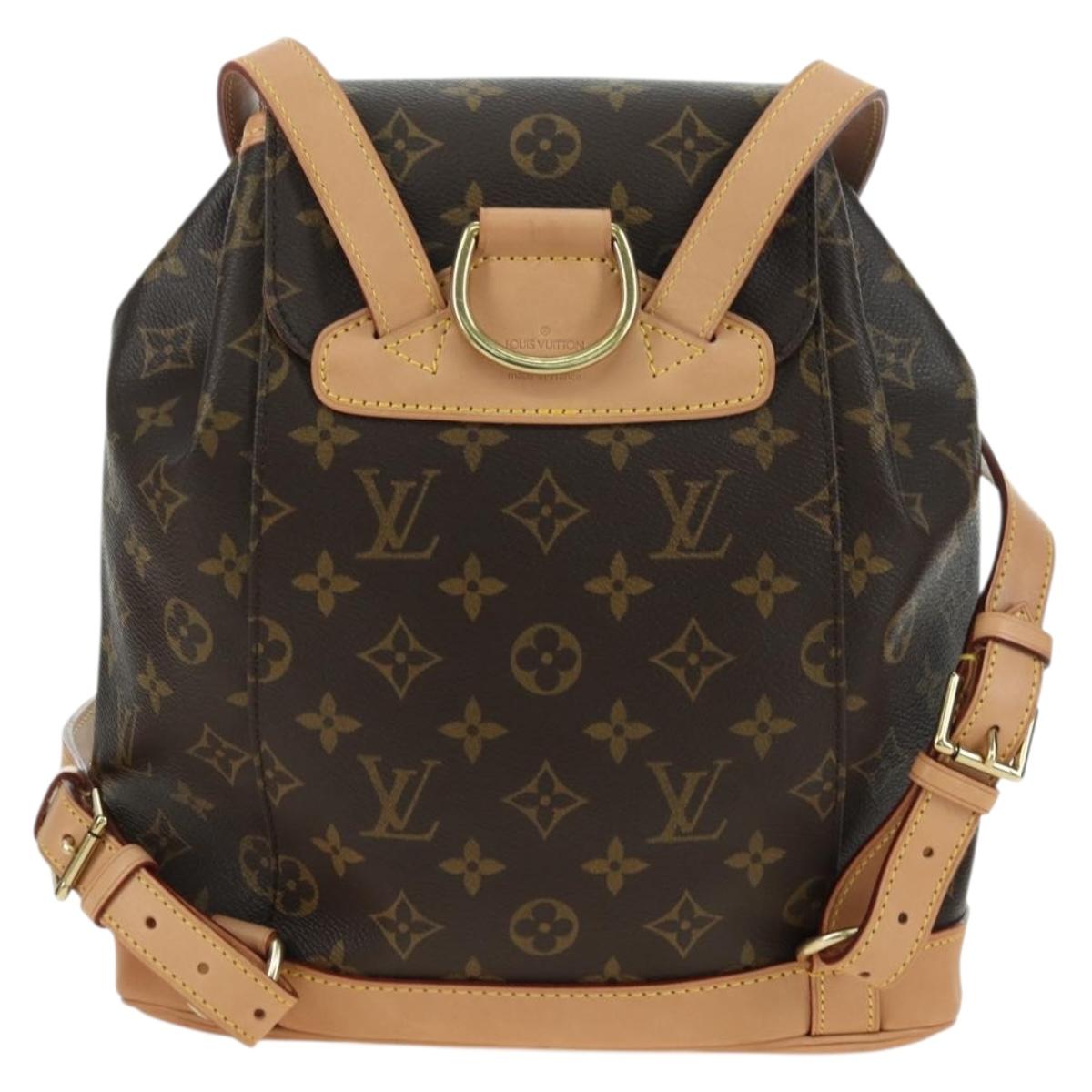 LOUIS VUITTON Monogram Montsouris MM Backpack M51136 LV Auth 174781SAV