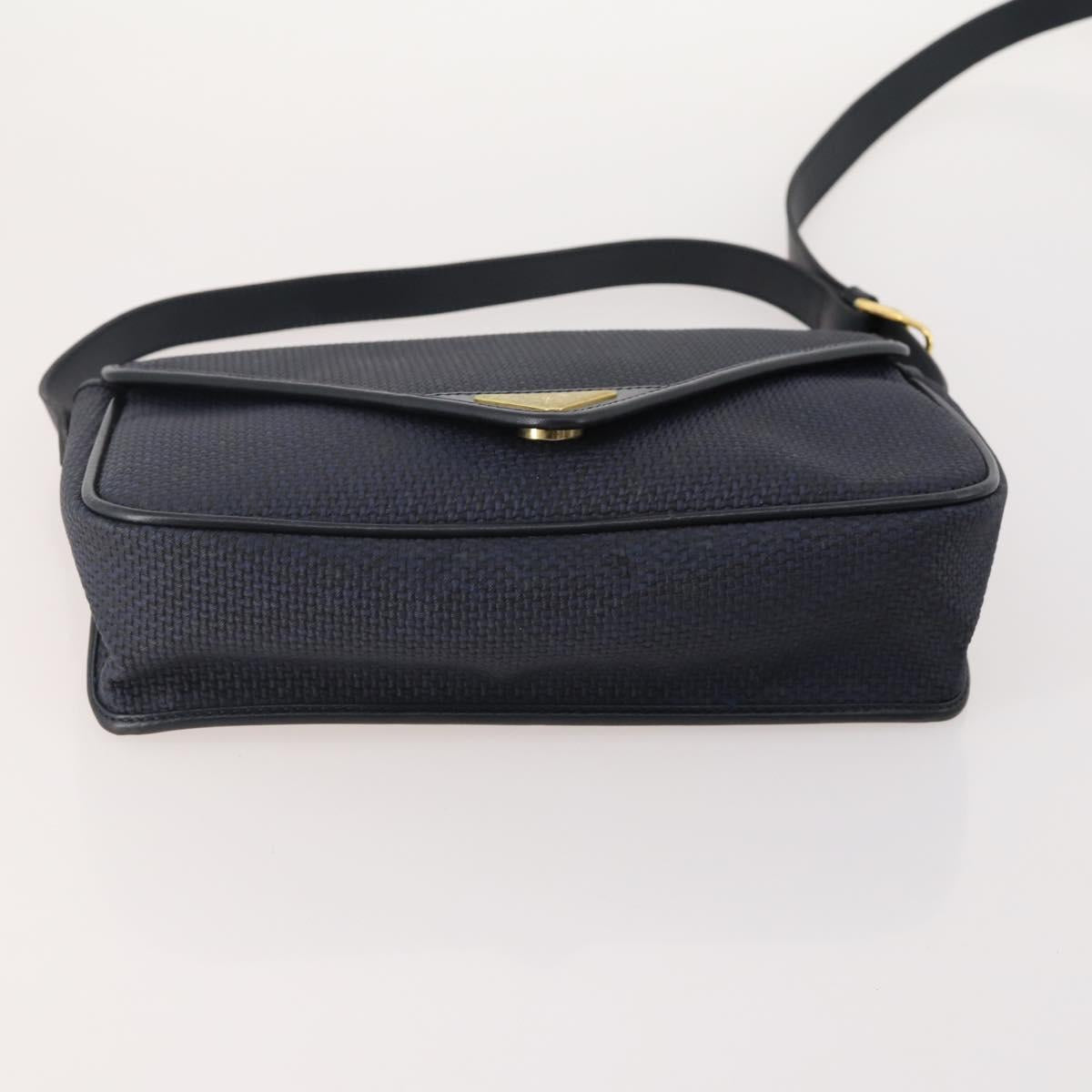 Gianni Versace MCM Saint Laurent Bag Nylon Leather 4 Set Black Navy Auth 174946