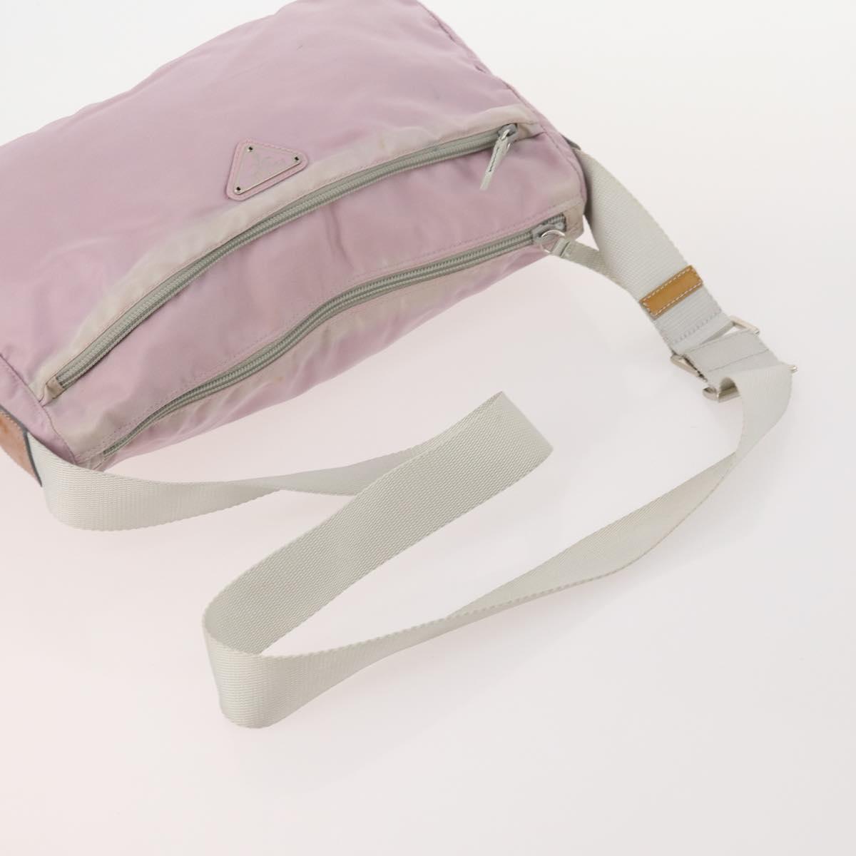 PRADA Shoulder Bag Nylon 5 Set Green Black pink Auth 174956