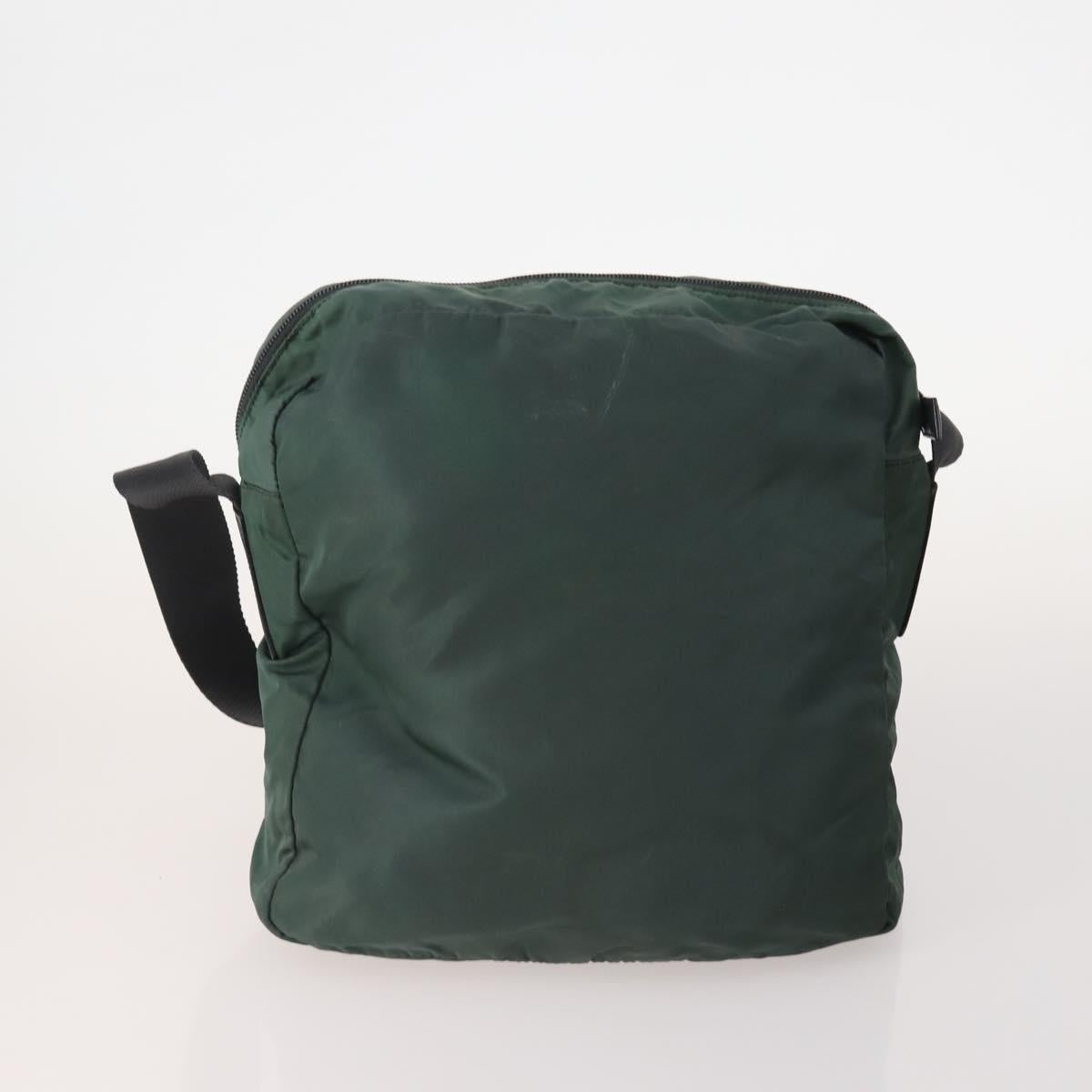 PRADA Shoulder Bag Nylon 5 Set Green Black pink Auth 174956