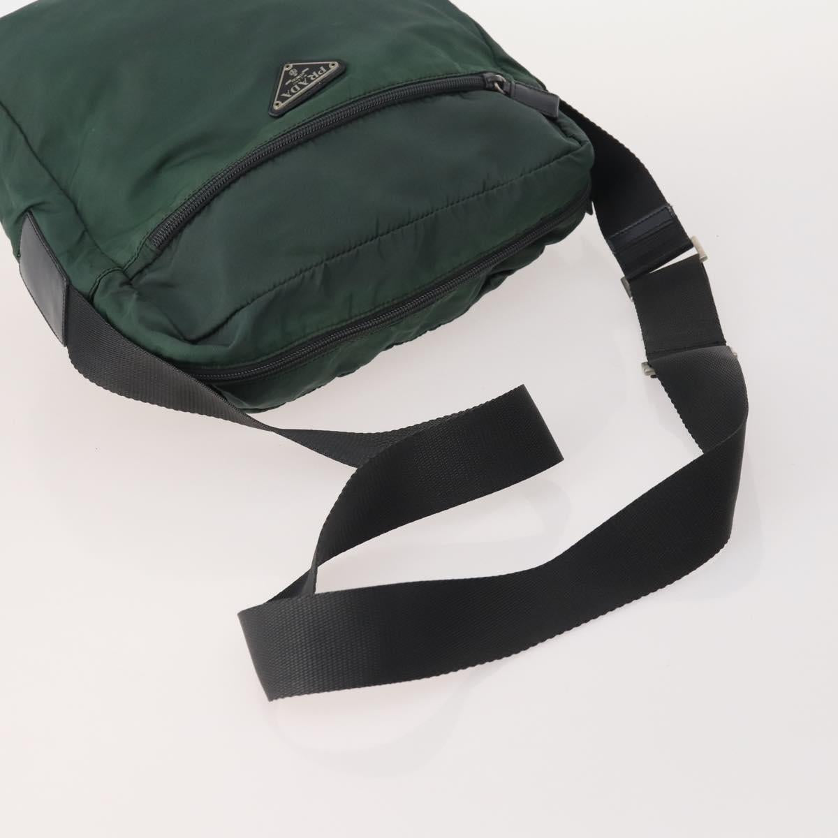 PRADA Shoulder Bag Nylon 5 Set Green Black pink Auth 174956