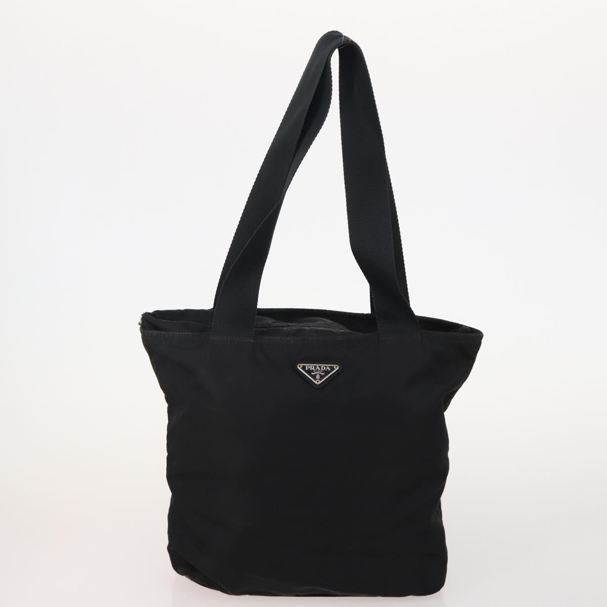 PRADA Hand Bag Nylon 5 Set Black Auth 174961