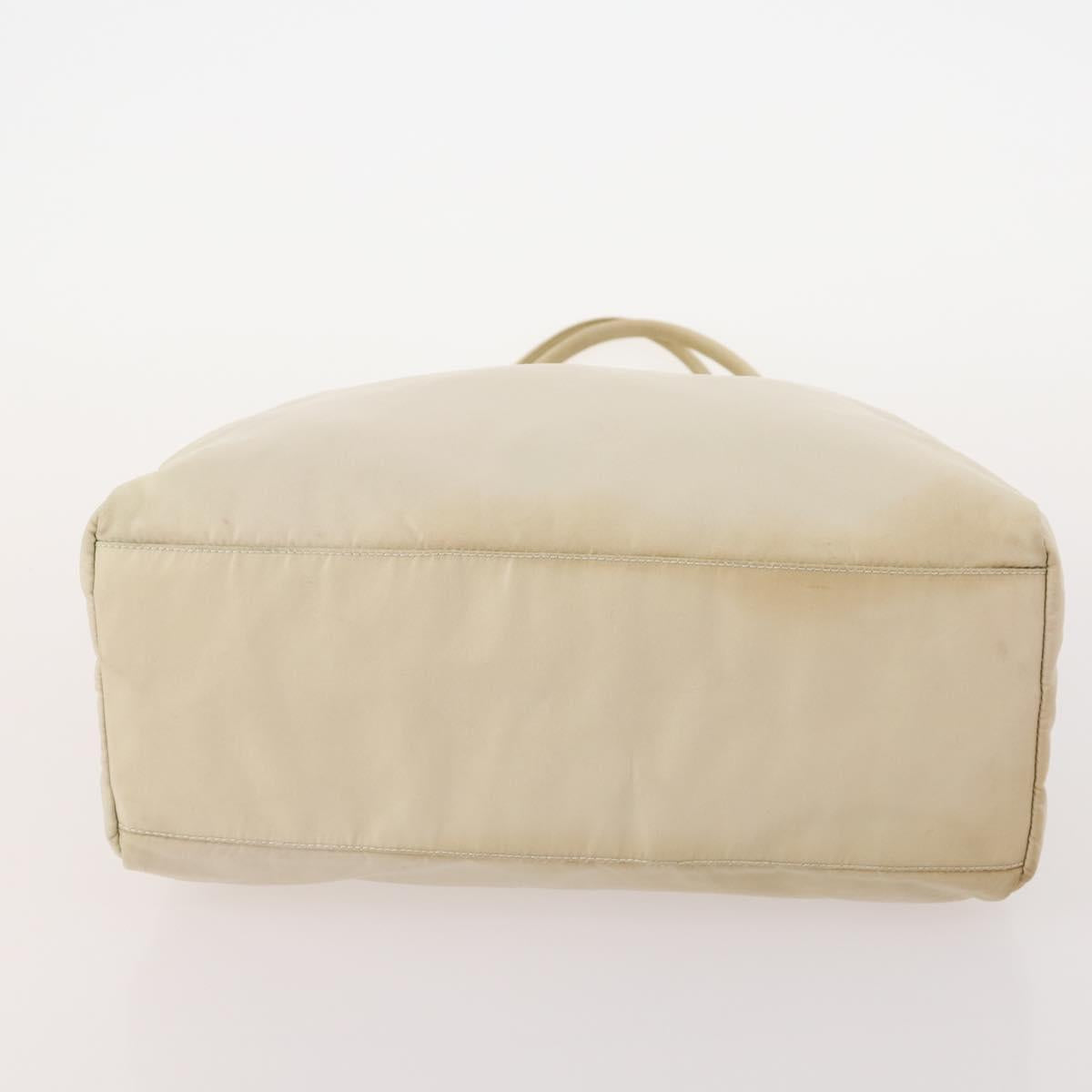 PRADA Hand Bag Nylon 5 Set Green Beige Red Auth 174971