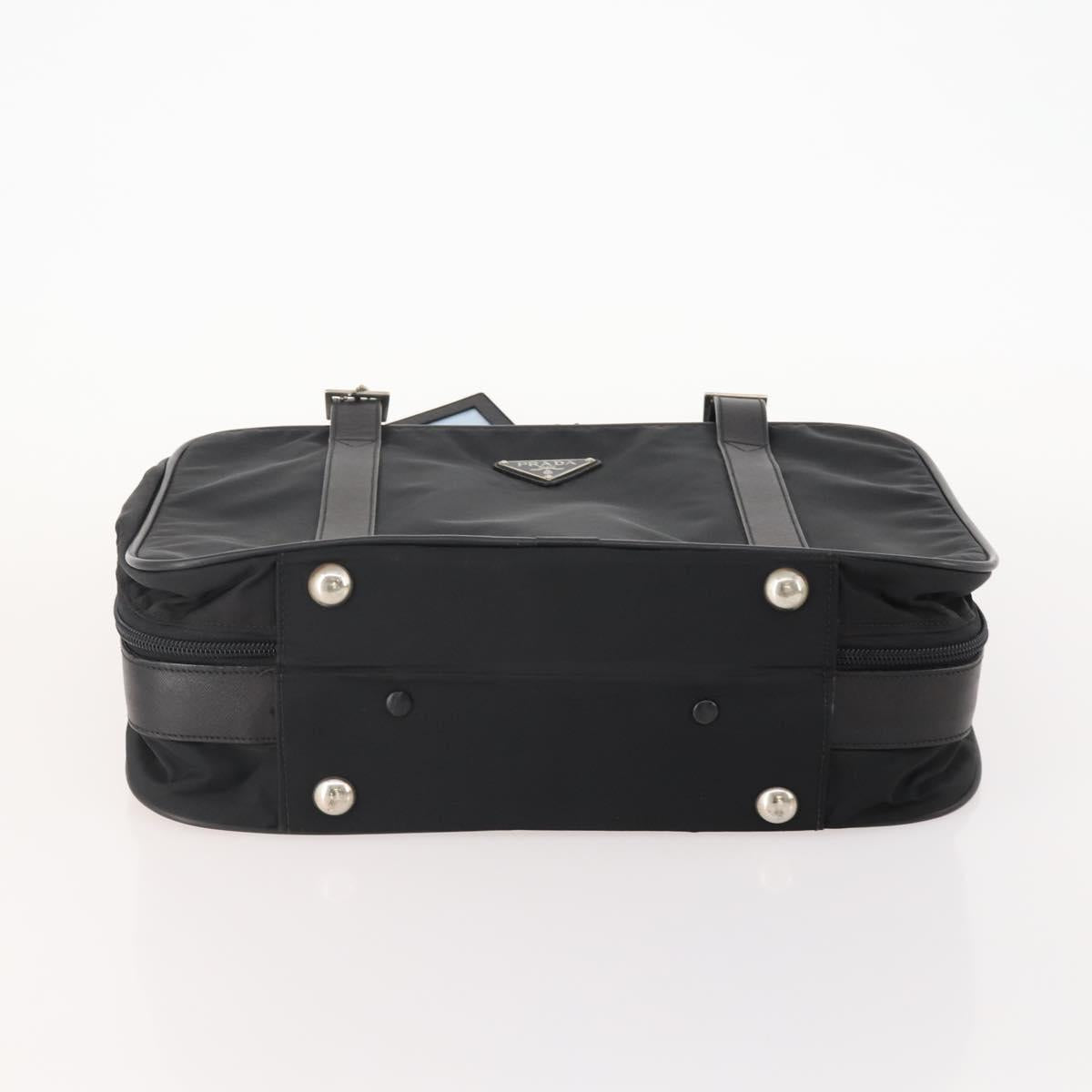 PRADA Trunk Nylon 2 Set Black Auth 174973