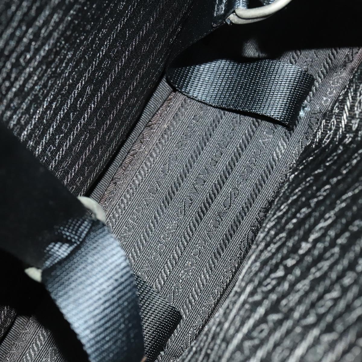 PRADA Trunk Nylon 2 Set Black Auth 174973