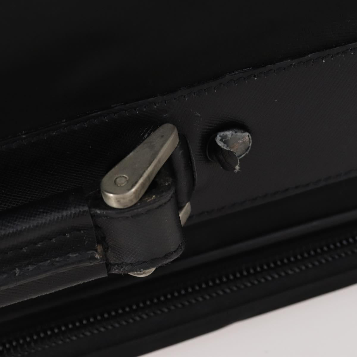 PRADA Trunk Nylon 2 Set Black Auth 174973