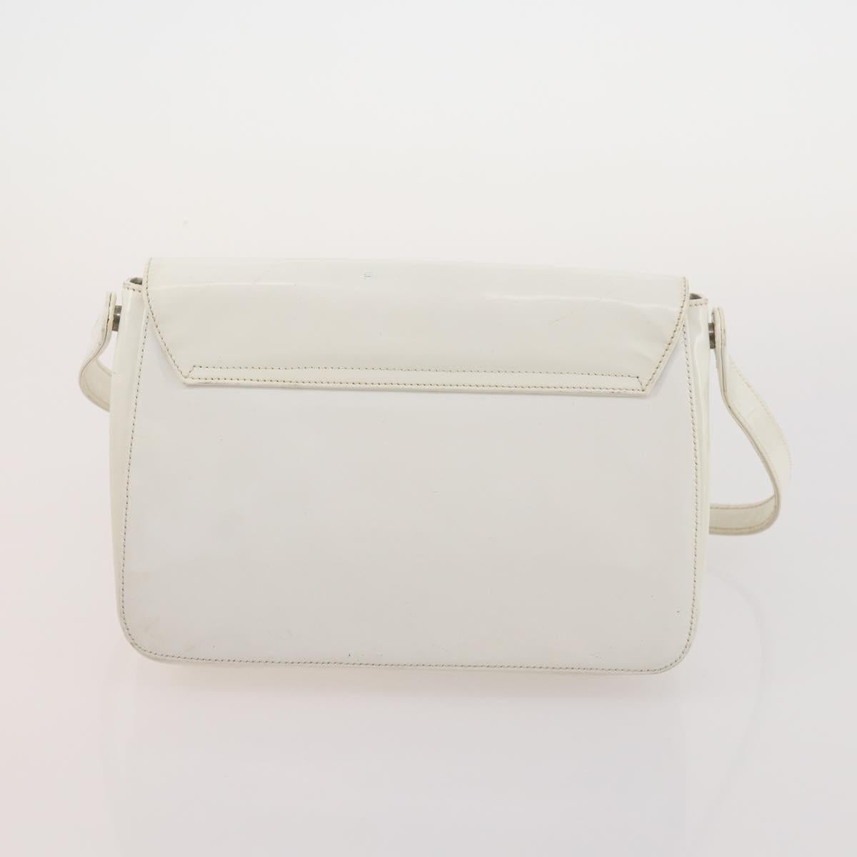 PRADA Shoulder Bag Canvas Leather 5 Set Black White Brown Auth 174978