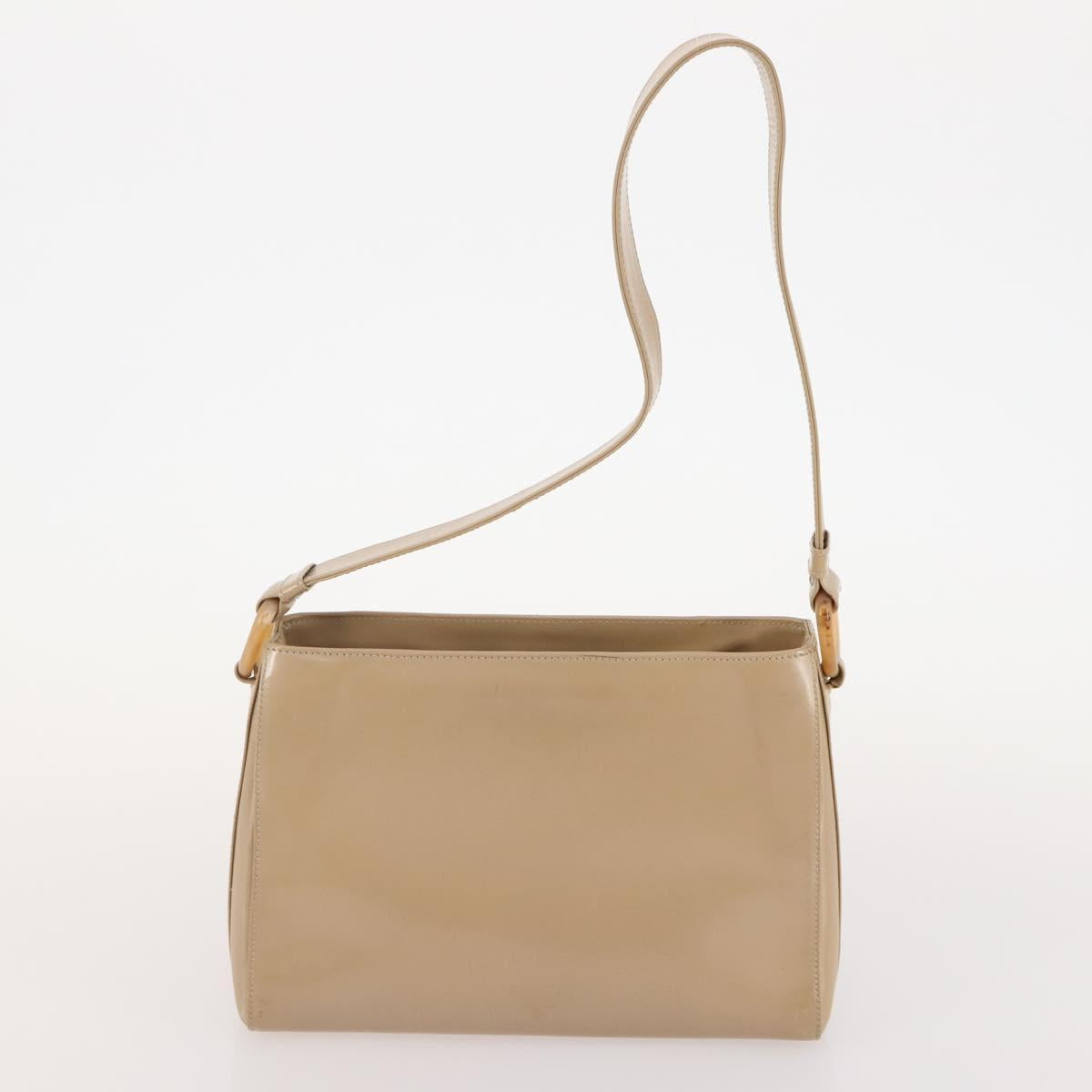 PRADA Hand Bag Nylon 5 Set Beige Green Auth 174981