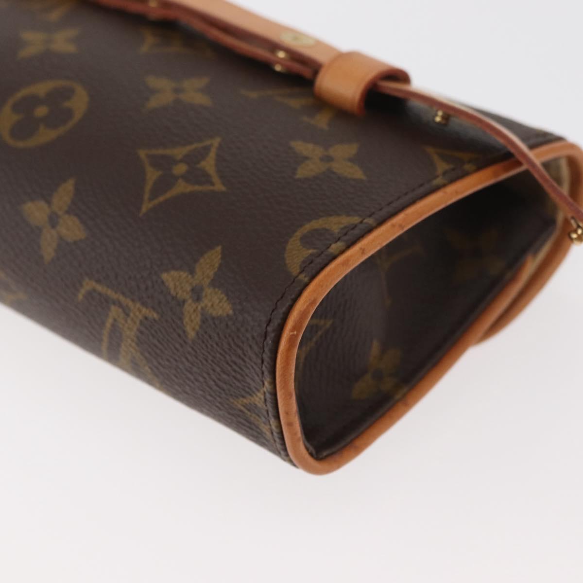 LOUIS VUITTON Monogram Pochette Florentine Waist bag M51855 LV Auth 175033A