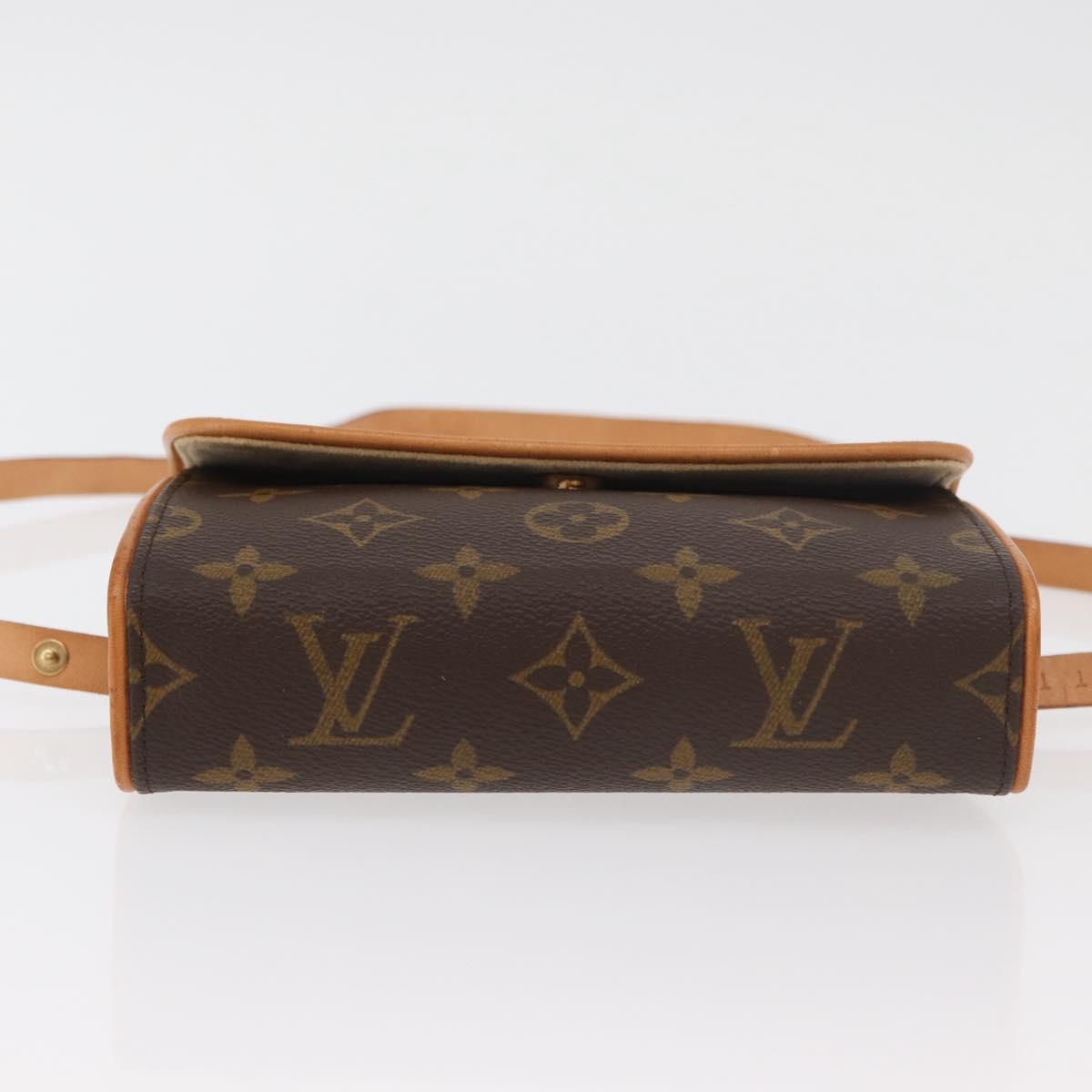LOUIS VUITTON Monogram Pochette Florentine Waist bag M51855 LV Auth 175033A