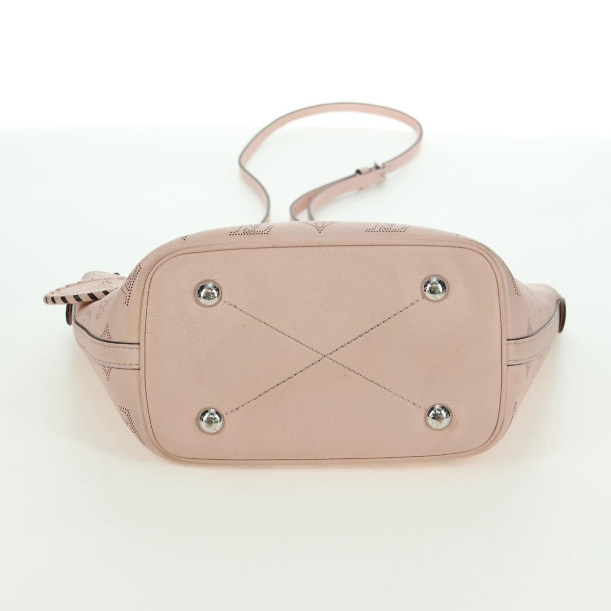 LOUIS VUITTON Mahina Blossom PM Hand Bag Jasmine Pink M23196 LV Auth 175037
