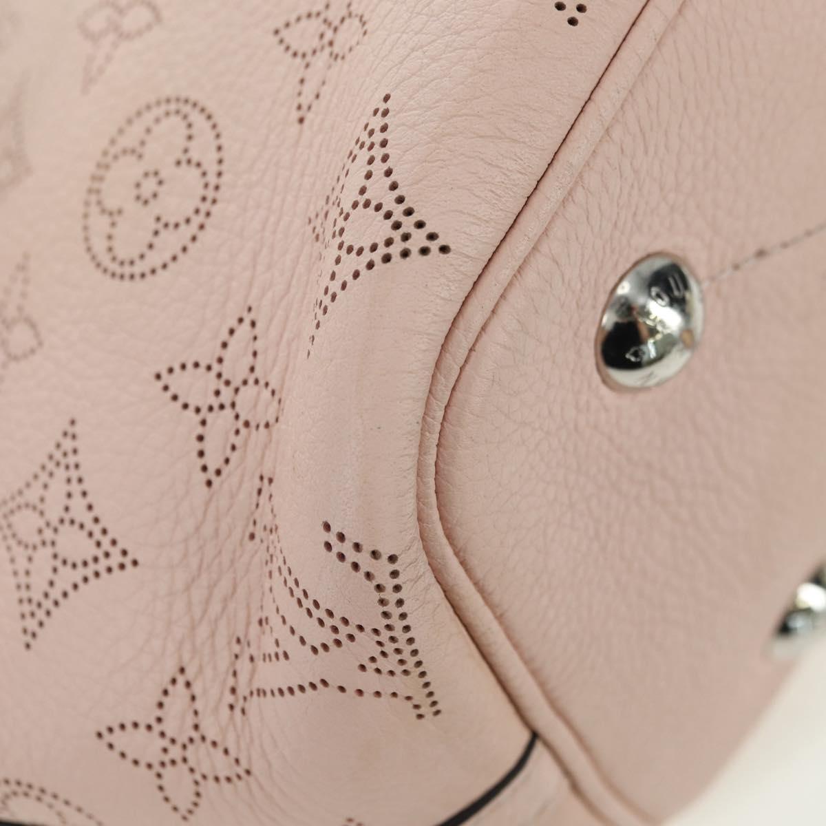 LOUIS VUITTON Mahina Blossom PM Hand Bag Jasmine Pink M23196 LV Auth 175037