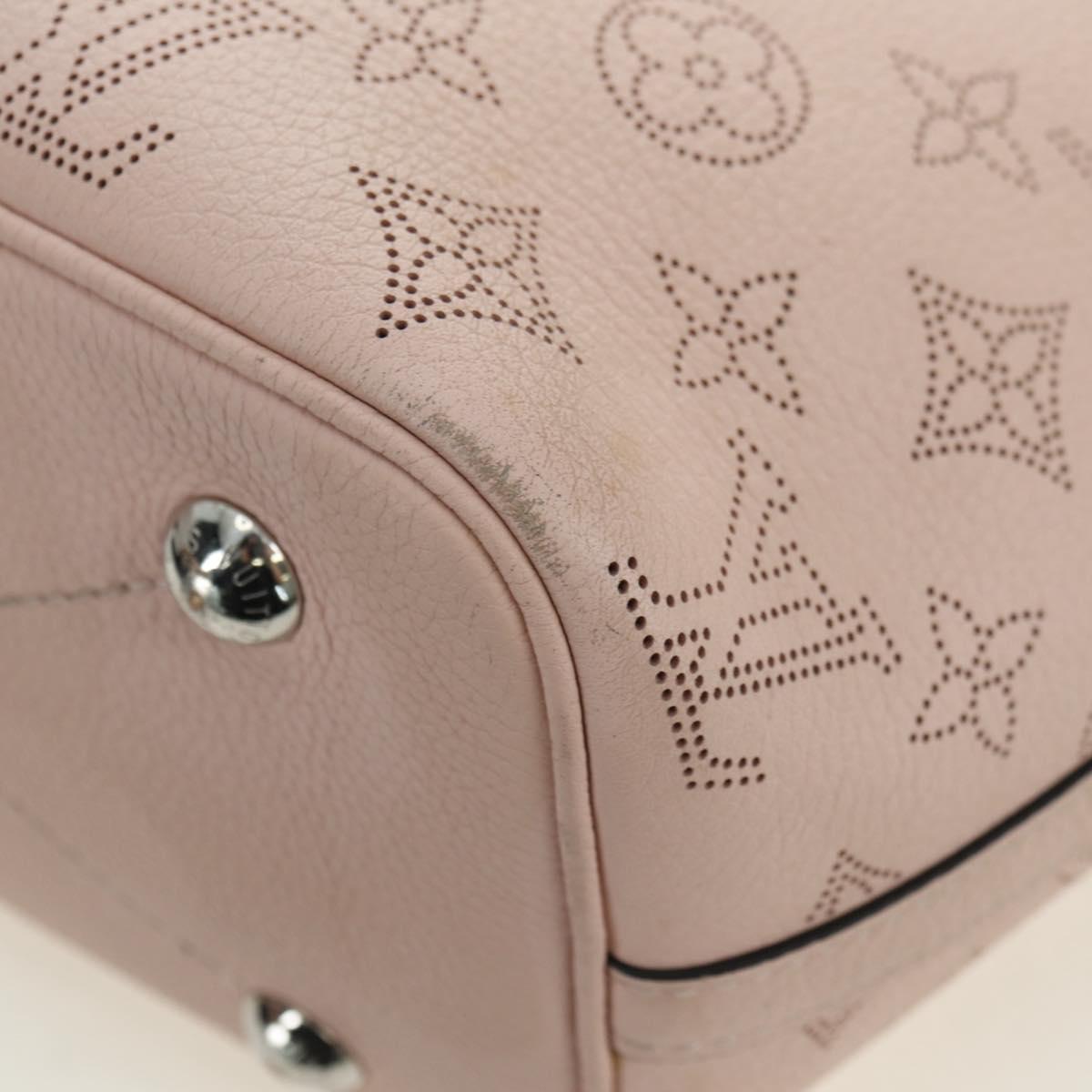LOUIS VUITTON Mahina Blossom PM Hand Bag Jasmine Pink M23196 LV Auth 175037