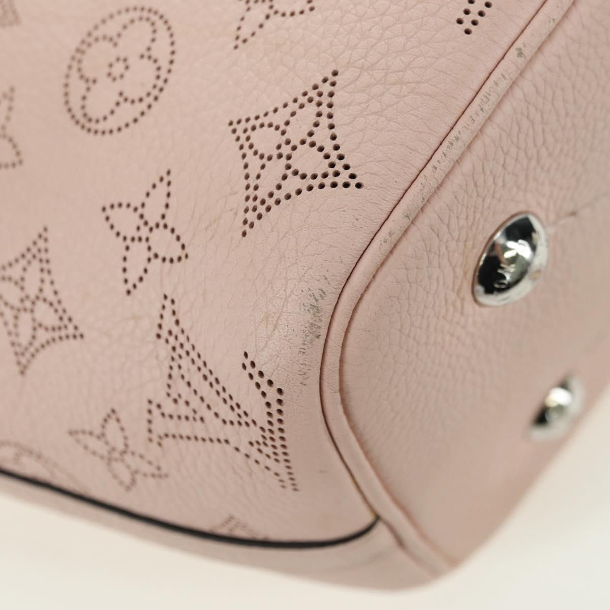 LOUIS VUITTON Mahina Blossom PM Hand Bag Jasmine Pink M23196 LV Auth 175037