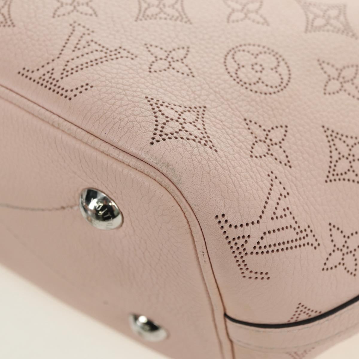 LOUIS VUITTON Mahina Blossom PM Hand Bag Jasmine Pink M23196 LV Auth 175037