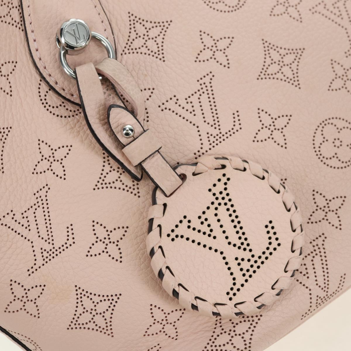LOUIS VUITTON Mahina Blossom PM Hand Bag Jasmine Pink M23196 LV Auth 175037