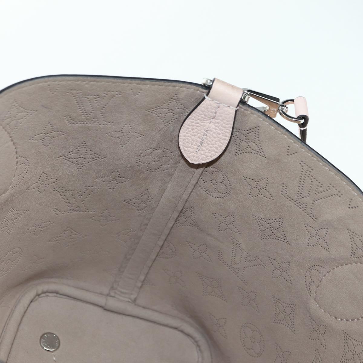 LOUIS VUITTON Mahina Blossom PM Hand Bag Jasmine Pink M23196 LV Auth 175037