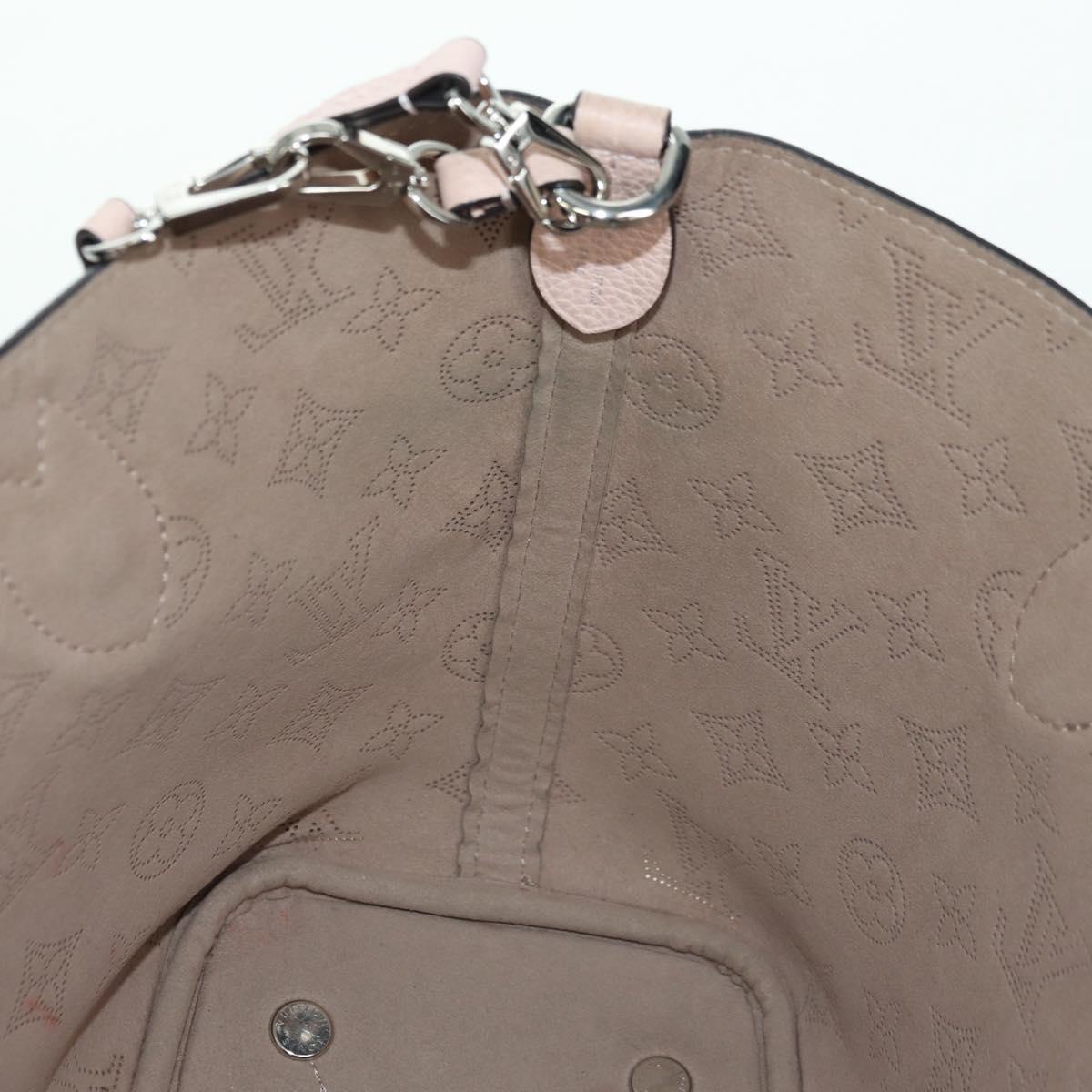 LOUIS VUITTON Mahina Blossom PM Hand Bag Jasmine Pink M23196 LV Auth 175037