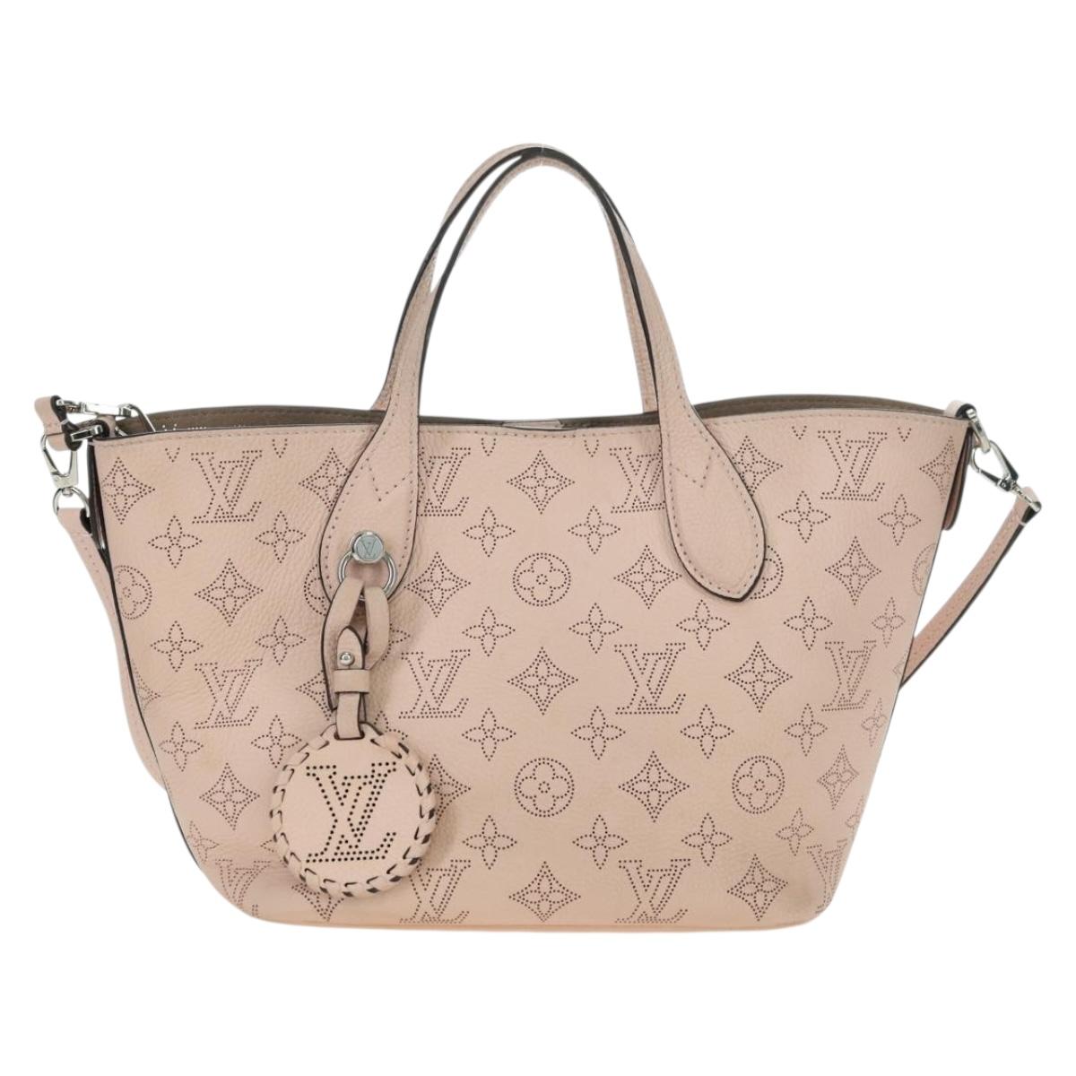 LOUIS VUITTON Mahina Blossom PM Hand Bag Jasmine Pink M23196 LV Auth 175037