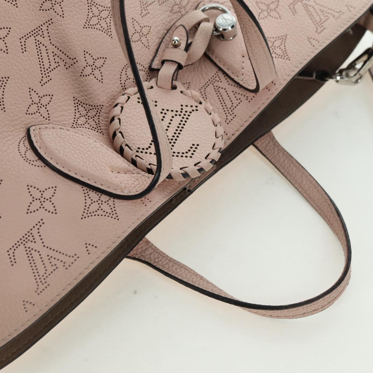 LOUIS VUITTON Mahina Blossom PM Hand Bag Jasmine Pink M23196 LV Auth 175037