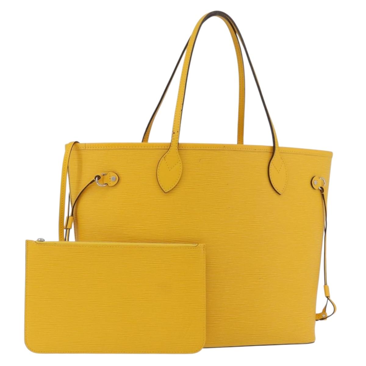 LOUIS VUITTON Epi Neverfull MM Tote Bag Mimosa M40957 LV Auth 175039A