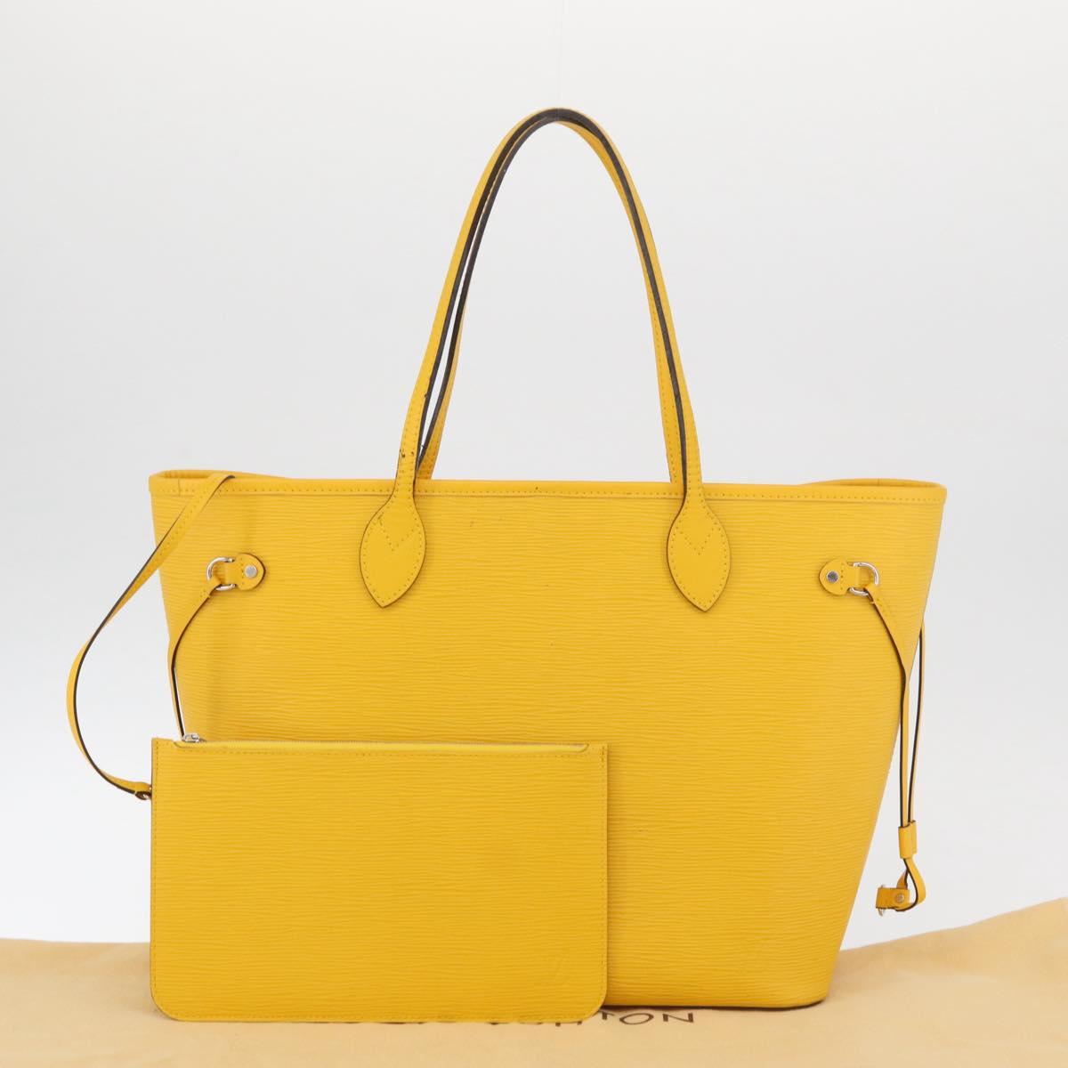 LOUIS VUITTON Epi Neverfull MM Tote Bag Mimosa M40957 LV Auth 175039A
