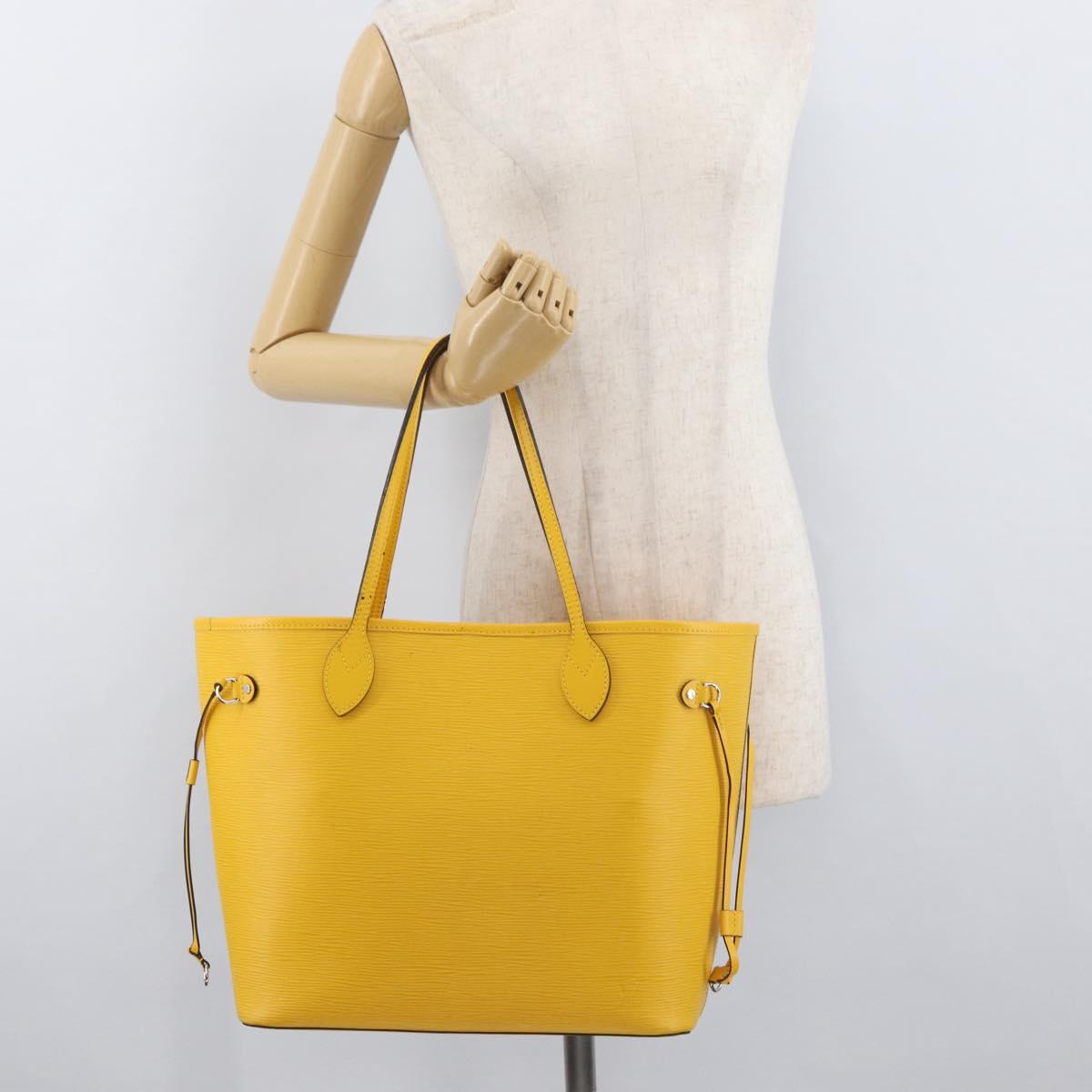 LOUIS VUITTON Epi Neverfull MM Tote Bag Mimosa M40957 LV Auth 175039A