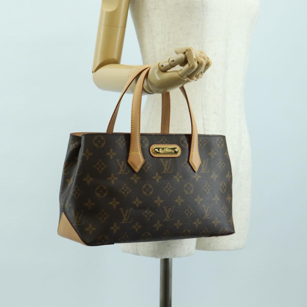LOUIS VUITTON Monogram Wilshire PM Hand Bag M40595 LV Auth 175045SM