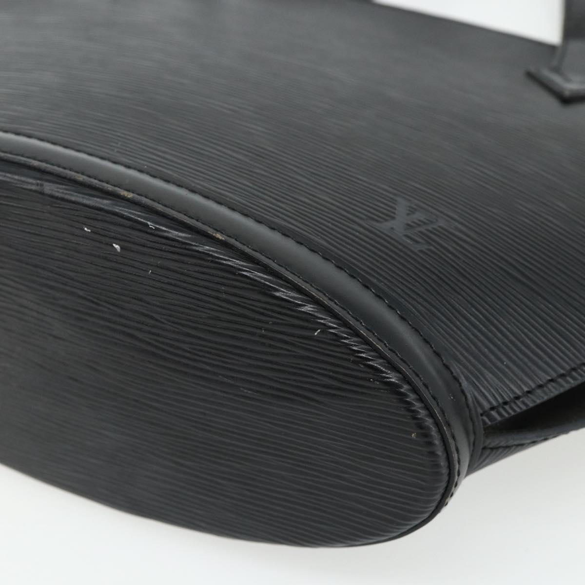 LOUIS VUITTON Epi Saint Jacques Hand Bag Black M52272 LV Auth 175051