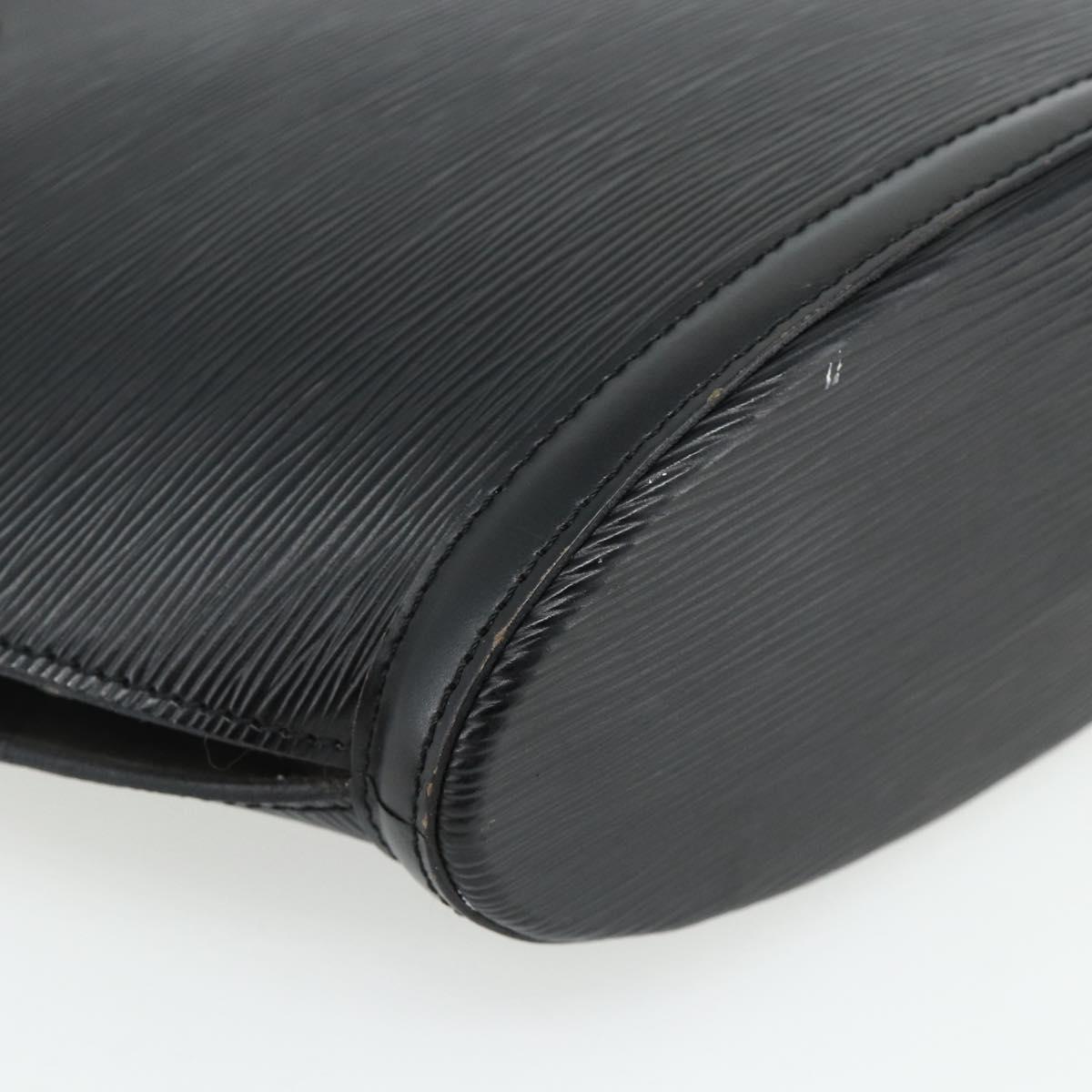 LOUIS VUITTON Epi Saint Jacques Hand Bag Black M52272 LV Auth 175051