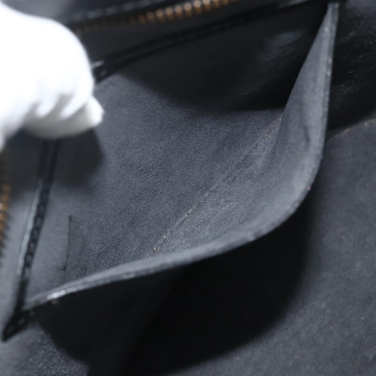 LOUIS VUITTON Epi Saint Jacques Hand Bag Black M52272 LV Auth 175051
