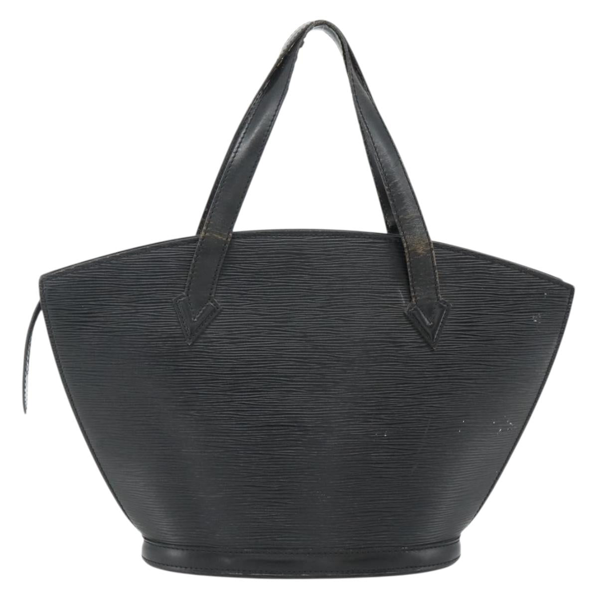 LOUIS VUITTON Epi Saint Jacques Hand Bag Black M52272 LV Auth 175051