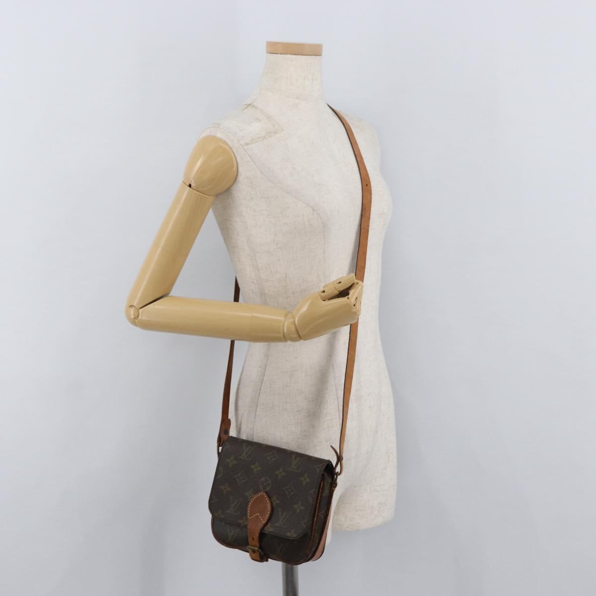 LOUIS VUITTON Monogram Cartouchiere PM Shoulder Bag M51254 LV Auth 175072